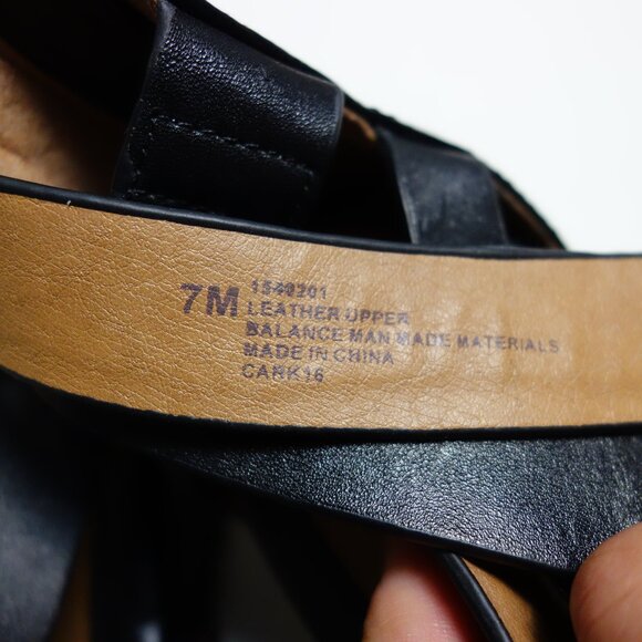 Sofft Women's Ankle Strap Gladiator Buckle Sandals Black Leather - Picture 9 of 9